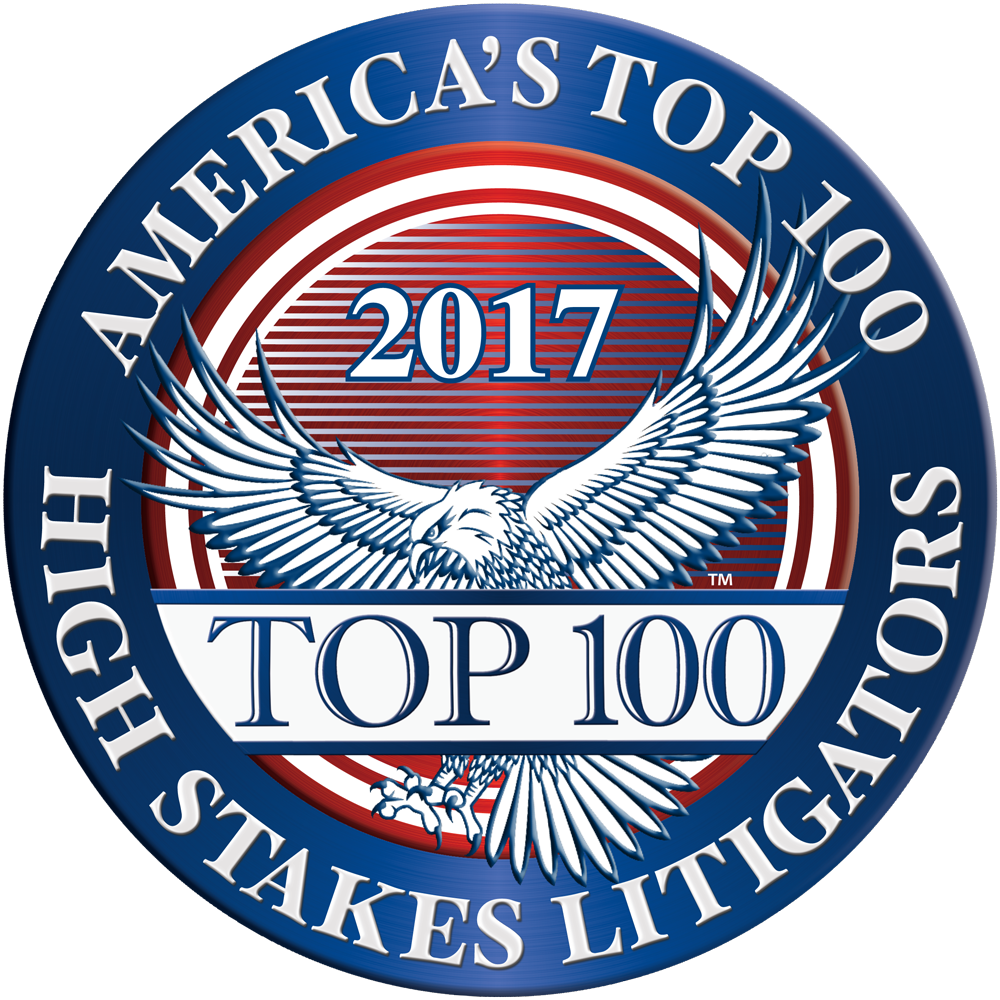 Top 100 High Stakes Litigators 2017